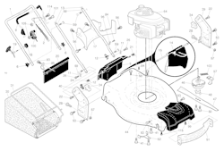 Husqvarna Rasenmäher gelegentliche Nutzung 96143008903 HD800BBC