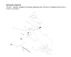 Husqvarna Motorhacken 96093001401 DRT900E