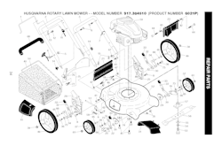 Husqvarna Rasenmäher gelegentliche Nutzung 6021 P, 917384510, 2010-01