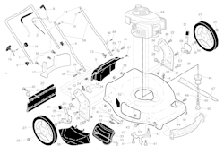 Husqvarna Rasenmäher gelegentliche Nutzung HU700F, 96145000904, 2015-02