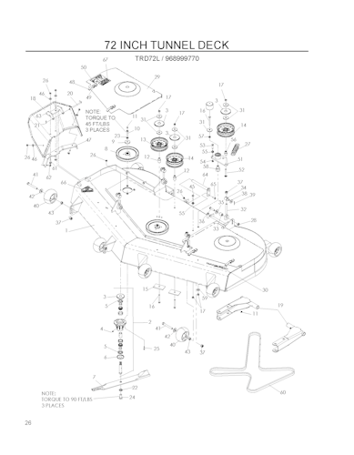 Husqvarna Nullwendekreismäher kommerzielle Nutzung 968999770 TunnelRam Deck Bild