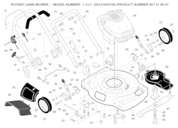 Husqvarna Rasenmäher gelegentliche Nutzung 96121000706 J 55S