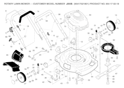 Husqvarna Rasenmäher gelegentliche Nutzung 95417021801 J 55S