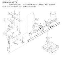 Husqvarna Rasenmäher gelegentliche Nutzung JET55S, JET55SM, 954170014, 1999-02