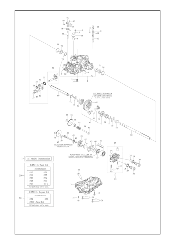Husqvarna Motoren & Getriebe KTM13U, 589751901, 2019-06