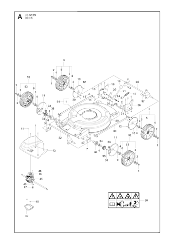 Husqvarna Rasenmäher kommerzielle Nutzung 967257101 LB 553S Bild