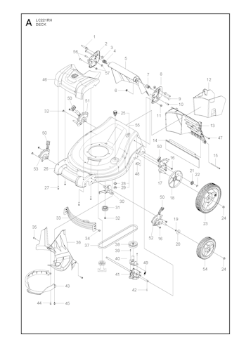 Husqvarna Rasenmäher gelegentliche Nutzung 96145003200 LC 221RH Bild