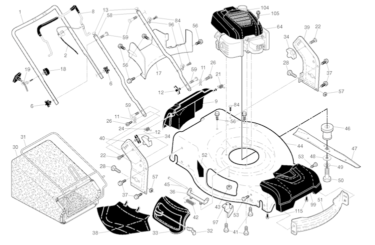 Husqvarna Rasenmäher gelegentliche Nutzung LC 356V, 96141029104, 2016-08