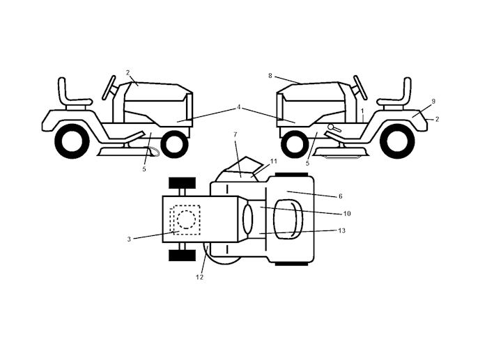 Husqvarna Gartentraktoren 96041003002 LTH152