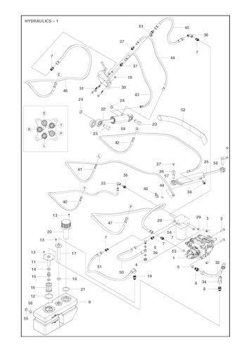 Husqvarna Rider 967848801 P 520D