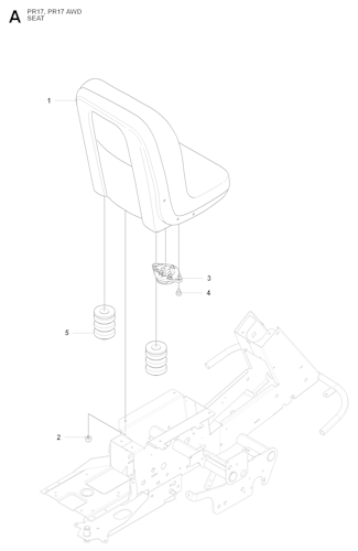 Husqvarna Rider 965192201 PR 17