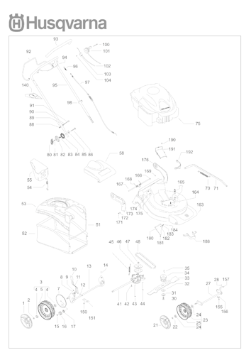 Husqvarna Rasenmäher gelegentliche Nutzung 965159501 R 150S