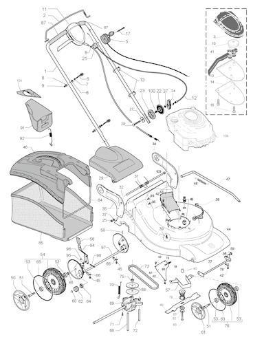 Husqvarna Rasenmäher gelegentliche Nutzung 965159502 R 150SV