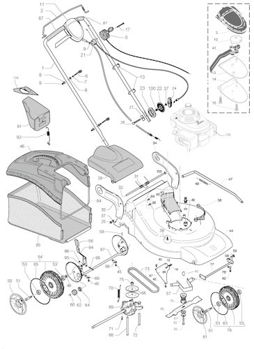 Husqvarna Rasenmäher gelegentliche Nutzung 965159602 R 150SVH