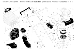 Husqvarna Rasenmäher gelegentliche Nutzung 96141006300 R 152SV-BBC