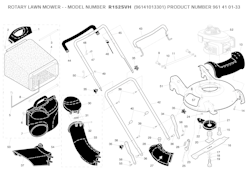 Husqvarna Rasenmäher gelegentliche Nutzung 96141013301 R 152SVH