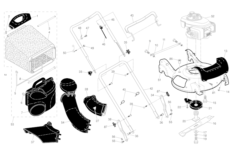 Husqvarna Rasenmäher gelegentliche Nutzung 96141013308 R 152SVH