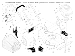 Husqvarna Rasenmäher gelegentliche Nutzung R52 S, 95417021502, 954170215, 2005-08