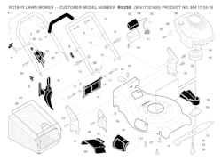 Husqvarna Rasenmäher gelegentliche Nutzung R52 SE, 95417021600, 954170216, 2005-02