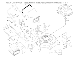 Husqvarna Rasenmäher gelegentliche Nutzung R52 SE, R52EE, 954170216, 2004-01