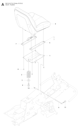 Husqvarna Rider 965200701 Rider 15V2