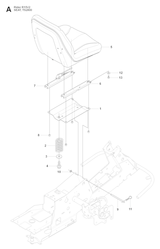 Husqvarna Rider 965200701 Rider 15V2