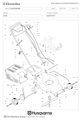 Husqvarna Rasenmäher gelegentliche Nutzung ROYAL146, 953877001, 2002-10 Bild