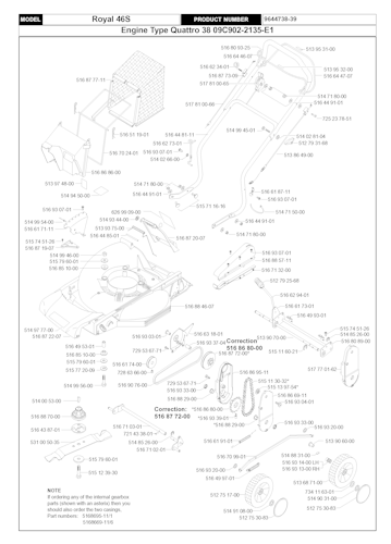 Husqvarna Rasenmäher gelegentliche Nutzung ROYAL 46 S, 964473839, 1999-02 Bild