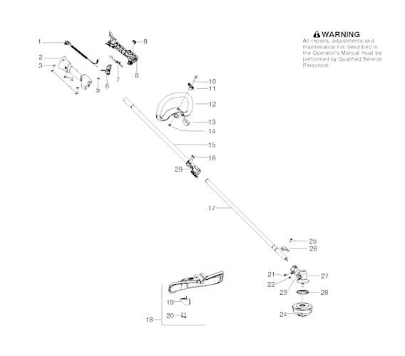 Husqvarna Rasentrimmer 128 LDX, 952715757, 20120100001-current, ROW Bild