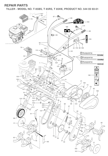 Husqvarna Motorhacken 967916018 T85RS Bild