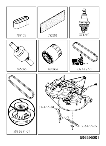 Husqvarna Gartentraktoren 960510147 Traktor TC 239T