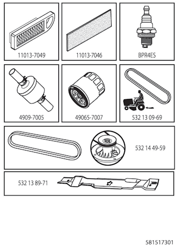 Husqvarna Gartentraktoren 96041033100 YTH 184T