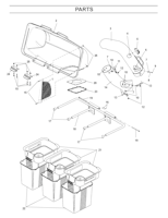 Husqvarna Zubehör für Aufsitzmäher Z48, 968999377, 2006-04