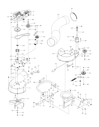 Husqvarna Zubehör für Aufsitzmäher 966656604 Gebläseunterstütztes Fangsystem Bild