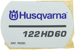 Husqvarna 576 12 08-02 - Aufkleber Starter