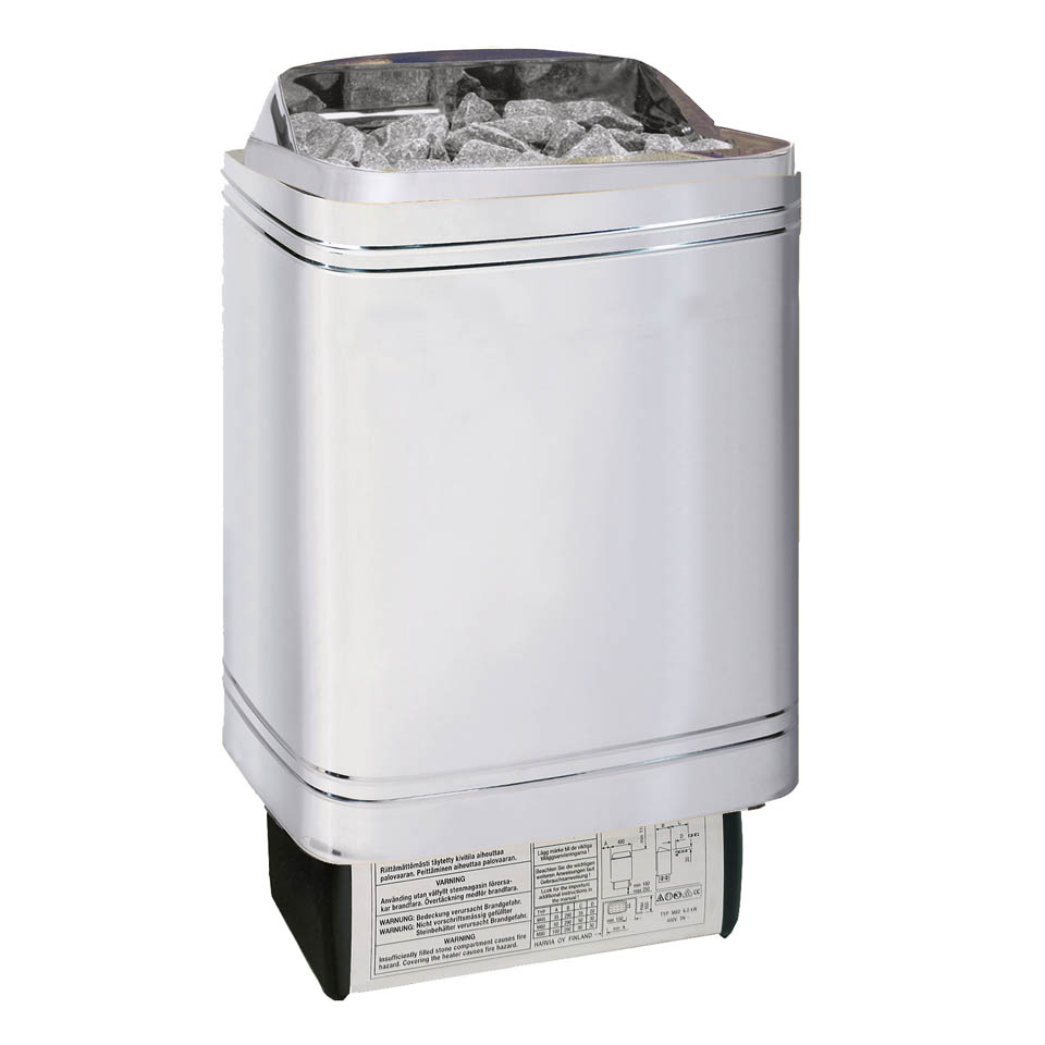 15kg B6643 Unbekannt Infraworld finnischer Saunaofen 12,0 kW Hotline V6 Edelstahl inkl
