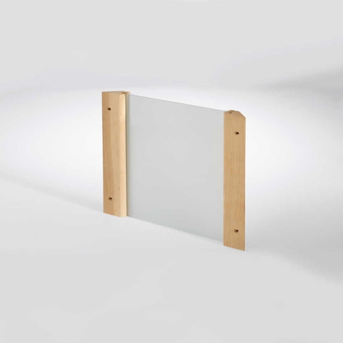 Infraworld Eckblendschirm Design für Sauna Fichte/Linde