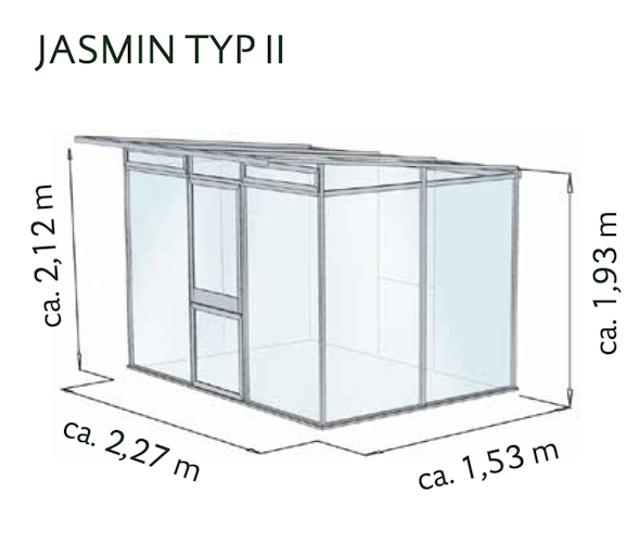 KGT Gewächshaus Jasmin Typ II Bild