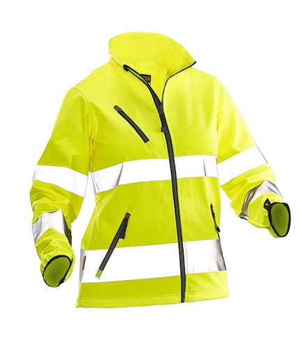 Jobman 1210 Hi-Vis Damen Softshelljacke XS Bild