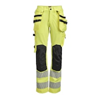 Jobman 2271 Damen Bundhose Star Hi-Vis DA34 Gelb  /  Schwarz