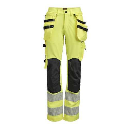 Jobman 2271 Damen Bundhose Star Hi-Vis DA34 Gelb  /  Schwarz Bild