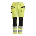 Vorschaubild Jobman 2291 Hi-Vis Stretch-Bundhose mit Hängetaschen C44 Gelb  /  Schwarz Bild