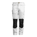 Vorschaubild Jobman 2326 BUNDHOSE STRETCH C42 Weiss / Schwarz Bild