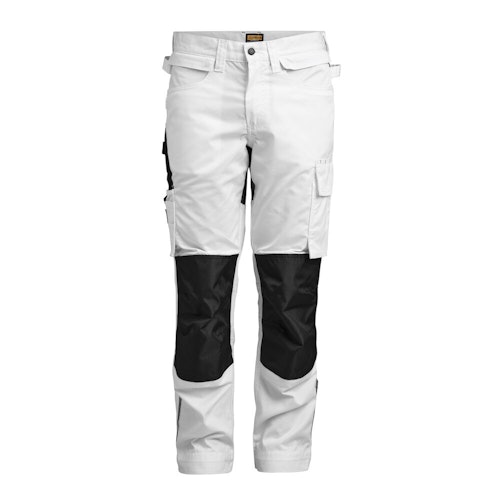 Jobman 2326 BUNDHOSE STRETCH C42 Weiss / Schwarz Bild