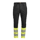 Vorschaubild Jobman 2328 Servicehose Stretch Hi-Vis C44 Schwarz / Gelb Bild