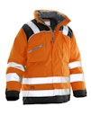 Vorschaubild Jobman Winterparka Star Hi-Vis 1236 Bild