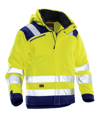 Jobman Winterjacke Star Hi-Vis 1347 Bild