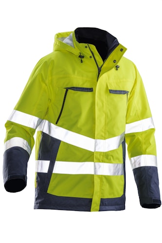 Jobman Gefütterte Shell Jacke Hi-Vis 1383 Bild