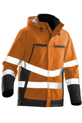 Jobman Gefütterte Shell Jacke Hi-Vis 1383 Bild