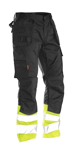 Jobman Bundhose Hi-Vis mit Hängetaschen 2513